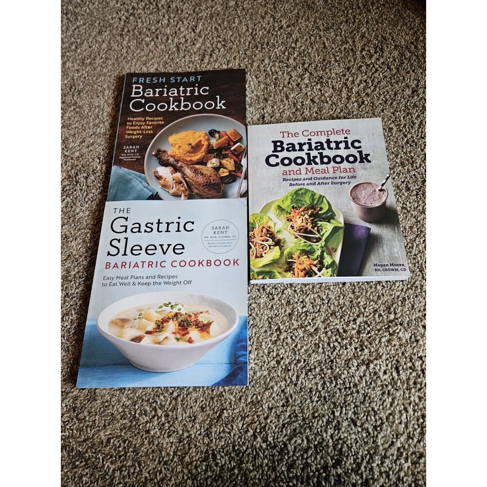 Bariatric Cookbook Lot-3 Cookbooks‎